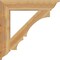 Ekena Millwork Balboa Traditional Rough Sawn Bracket, Western Red Cedar, 6"W x 36"D x 36"H BKT06X36X36BOA01RWR - alternate 2
